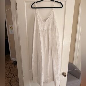 🤍 A New Day Textured Midi Dress – XL 🤍